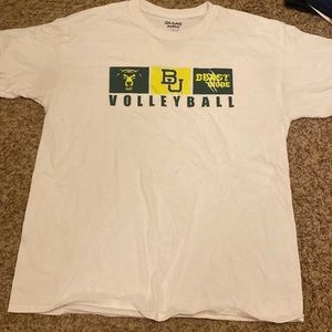 White Baylor Volleyball Shirt